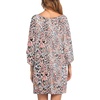 image:imageEkouaer Nightgowns for Women Deep V Neck Sleep Shirt Oversized Night Shirt  Short Sleeve Sleep Dress Plus Size Sleepwear Sexy Boyfriend Loungewear Ladies Soft Night Dress Home Daily Wear SeasidePink Leopard