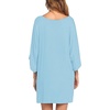 image:imageEkouaer Nightgowns for Women Deep V Neck Sleep Shirt Oversized Night Shirt  Short Sleeve Sleep Dress Plus Size Sleepwear Sexy Boyfriend Loungewear Ladies Soft Night Dress Home Daily Wear SeasideLight Blue