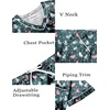 image:imageEkouaer Silk Pajama for Women Short Sleeve Satin Pj Set Two Piece XSXXL  loungewear or daily wearValentines Day Bridal Party Honeymoon Vacation and Anniversaries Gift walkingenjoying coffeeDark Blue Cat  Heart