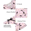 image:imageEkouaer Silk Pajama for Women Short Sleeve Satin Pj Set Two Piece XSXXL  loungewear or daily wearValentines Day Bridal Party Honeymoon Vacation and Anniversaries Gift walkingenjoying coffeePink Wine Glass
