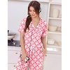 image:imageEkouaer Women Pajama Set Short Sleeve Button Down Pjs with Jogger Pants  Soft Comfy Sleepwear Nightwear2 Piece Lounge Set with PocketsPink Plaid