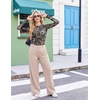 image:imageEkouaer Womens Mesh Long Sleeve Tops Fall Fashion Crew Neck Slim Fit Shirts  Floral Pattern Sheer Tulle See Though Tees Going Out Clothes Super Stretchy Outfits Thermal Tops Night Out UnderscurbsFloral Fierce