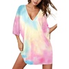 Blue Pink Tie Dye