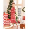 image:imageEkouaer 2 Pack Womens Long Sleeve Nightgown with Pockets Mumu DressesChristmas DeerBlack and Red Plaid