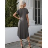 image:imageEkouaer 3 Pack Long Nightgowns for Women House Dress with Pocket Moo MoosBlackGreyBlue