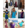 image:imageEkouaer 3 Pack Long Nightgowns for Women House Dress with Pocket Moo MoosHydrangea BowBlue FloralLilac Flower