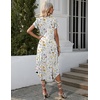 image:imageEkouaer 3 Pack Long Nightgowns for Women House Dress with Pocket Moo MoosPinkWhite FloralPink White Floral