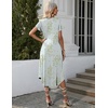 image:imageEkouaer 3 Pack Long Nightgowns for Women House Dress with Pocket Moo MoosWhite FlowerPink FlowerGreen Daisy