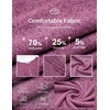 image:imageEkouaer Long Sleeve Nightgowns for Women Soft Knit House Dress SleepshirtsRed
