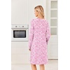 image:imageEkouaer Long Sleeve Nightgowns for Women Soft Knit House Dress SleepshirtsRed Flower