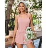 image:imageEkouaer Womens Cami Pajama Sets 2 Piece Ribbed Knit PJsLight Pink