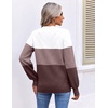 image:imageEkouaer Womens Fall V Neck Sweaters Knit Lightweight Long Sleeve Tops 20261dusty Mauve Purple  White