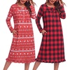 Christmas Deer/Black and Red Plaid