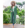 image:imageEkouaer Women Kimono Robes Full Length Knit Bathrobe Lightweight SleepwearCeladon Green