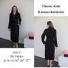 image:imageEkouaer Womens Robes Lightweight Soft Knit Bathrobe Full Length SleepwearBlack