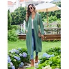 image:imageEkouaer Womens Robes Lightweight Soft Knit Bathrobe Full Length SleepwearCeladon Green