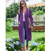 image:imageEkouaer Womens Robes Lightweight Soft Knit Bathrobe Full Length SleepwearPurple