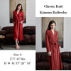 image:imageEkouaer Womens Robes Lightweight Soft Knit Bathrobe Full Length SleepwearWine Red