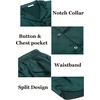 image:imageEkouaer Womens Silk Satin Pajamas Set Short Sleeve Sleepwear S5X Plus SizeDark Green