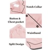 image:imageEkouaer Womens Silk Satin Pajamas Set Short Sleeve Sleepwear S5X Plus SizeDark Pink