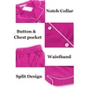 image:imageEkouaer Womens Silk Satin Pajamas Set Short Sleeve Sleepwear S5X Plus SizeHot Pink