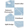 image:imageEkouaer Womens Silk Satin Pajamas Set Short Sleeve Sleepwear S5X Plus SizeLight Blue