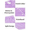 image:imageEkouaer Womens Silk Satin Pajamas Set Short Sleeve Sleepwear S5X Plus SizeLilac
