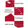 image:imageEkouaer Womens Silk Satin Pajamas Set Short Sleeve Sleepwear S5X Plus SizeRed
