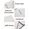 image:imageEkouaer Womens Silk Satin Pajamas Set Short Sleeve Sleepwear S5X Plus SizeWhite
