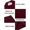 image:imageEkouaer Womens Silk Satin Pajamas Set Short Sleeve Sleepwear S5X Plus SizeWine Red