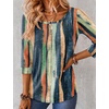 image:imageEkouaer 34 Sleeve Womens Tops Scoop Neck T Shirts 2026 Casual Basic TeesMulticolorcx289