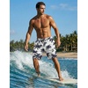 image:imageEkouaer 9 Inch Mens Swim Trunks with Compression Liner 2 in 1 Board ShortsCoconut Treewhite