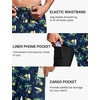 image:imageEkouaer 9 Inch Mens Swim Trunks with Compression Liner 2 in 1 Board ShortsSunglass Pineapple