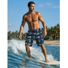 image:imageEkouaer 9 Inch Mens Swim Trunks with Compression Liner 2 in 1 Board ShortsSunglass Pineapple