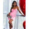 image:imageEkouaer Lingerie for Women Satin Nightgowns Sexy Sleepwear Silk Slip NightyPurple