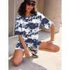 image:imageEkouaer Lounge Sets 2 Piece Summer Outfits 2026 Oversized Biker Short SetsBlack1