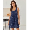 image:imageEkouaer Nightgowns for Women Cotton Night Gown Tank Sleeveless Sleep DressNavy Stars