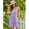 image:imageEkouaer Nightgowns for Women Cotton Night Gown Tank Sleeveless Sleep DressPurple Dots