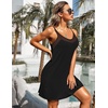 image:imageEkouaer Nightgowns for Women Sleeveless Nighty Sexy Sleep Dress ChemiseBlack