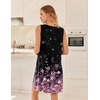 image:imageEkouaer Nightgowns for Women Sleeveless Sleep Shirt Tank V Neck Night GownCherry Blossoms