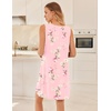 image:imageEkouaer Nightgowns for Women Sleeveless Sleep Shirt Tank V Neck Night GownLily Elegance