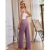 image:imageEkouaer Pajama Pants Women 2026 Soft Pj Bottom Wide Leg Lounge Sleep PantsCherry Red