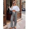 image:imageEkouaer Pajama Pants Women 2026 Soft Pj Bottom Wide Leg Lounge Sleep PantsDark Grey