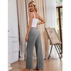 image:imageEkouaer Pajama Pants Women 2026 Soft Pj Bottom Wide Leg Lounge Sleep PantsDark Grey