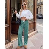 image:imageEkouaer Pajama Pants Women 2026 Soft Pj Bottom Wide Leg Lounge Sleep PantsGreen