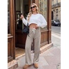 image:imageEkouaer Pajama Pants Women 2026 Soft Pj Bottom Wide Leg Lounge Sleep PantsKhaki