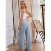 image:imageEkouaer Pajama Pants Women 2026 Soft Pj Bottom Wide Leg Lounge Sleep PantsLight Blue