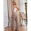 image:imageEkouaer Pajama Pants Women 2026 Soft Pj Bottom Wide Leg Lounge Sleep PantsLight Brown