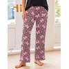 image:imageEkouaer Pajama Sets for Women 2 Piece Short Sleeve Pj V Neck Chest PocketCheetah Bow Tie