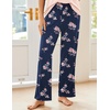 image:imageEkouaer Pajama Sets for Women 2 Piece Short Sleeve Pj V Neck Chest PocketPinknavy Flower